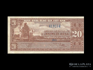 Vietnam. 20 Dong 1962. Pick 6a