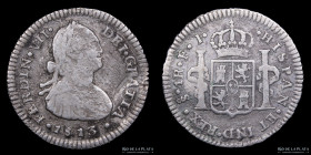 Santiago. Fernando VII. 1 Real 1813 FJ. KM65