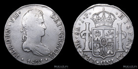 Lima. Fernando VII. 8 Reales 1821 JP. KM117.1