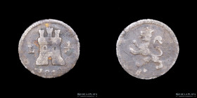 Lima. Fernando VII. 1/4 Real 1819 L. KM108