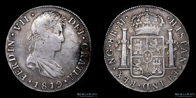 Guatemala. Fernando VII. 8 Reales 1819 M. KM69