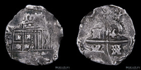 Potosi. Felipe IV. 8 Reales 1630-1639 T. Macuquina. CJ13