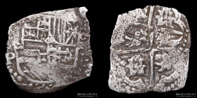 Potosi. Felipe IV. 4 Reales 1622-1629 P. Macuquina. CJ 14