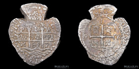 Potosi. Carlos II. 1 Real 1685 VR. Corazon. Replica