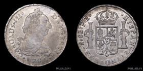 Potosi. Carlos III. 8 Reales 1786 PR. CJ 63.15.2
