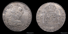 Potosi. Carlos III. 8 Reales 1789 PR. CJ 63.18