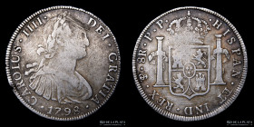 Potosi. Carlos IV. 8 Reales 1798 PP. CJ 76.10