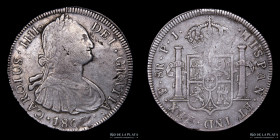 Potosi. Carlos IV. 8 Reales 1803 PJ. CJ 76.15