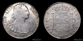Potosi. Carlos IV. 8 Reales 1804 PJ. CJ 76.16
