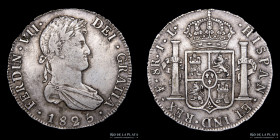 Potosi. Fernando VII. 8 Reales 1825 PJ CJ 86.15.2