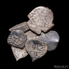 Potosi. Lote x7. 2, 1 y 1/2 Reales. Macuquinas