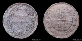 Argentina. Buenos Aires. 5 Decimos 1827. CJ 9.1.13