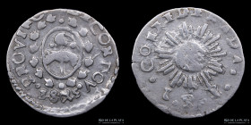 Argentina. Cordoba. 1 Real 1843 JPP. CJ 42.3.10