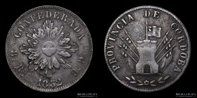 Argentina. Cordoba. 8 Reales 1852. CJ 63.1.3
