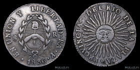 Argentina. La Rioja. 8 Reales 1836 RA P. CJ 37