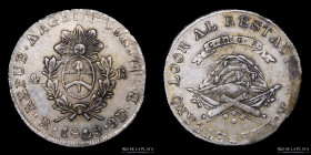 Argentina. La Rioja. 4 Reales 1849 B. CJ 60.2