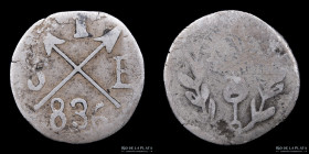Argentina. Santiago del Estero. 1 Real 1836. Falsa de epoca