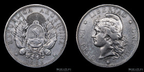 Argentina. 1 Peso 1883. Patacon. CJ 14