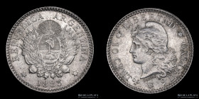 Argentina. 10 Centavos 1883. CJ 21