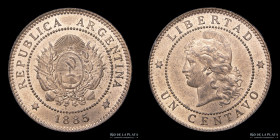 Argentina. 1 Centavo 1885. CJ 41