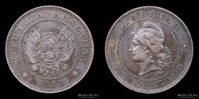 Argentina. 1 Centavo 1895. CJ 50