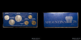 Argentina. Blister Mundial ´78. 6 piezas 1978. CJ BL18.1