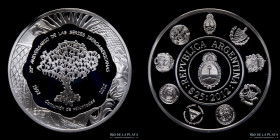 Argentina. 25 Pesos 2012. 20º Aniv Serie Iberoamericana. CJ 10.8