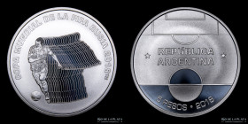 Argentina. 5 Pesos 2018. FIFA Rusia. CJ 8.22