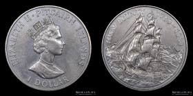 Islas Pitcairn. 1 Dollar 1989. Bounty. KM4