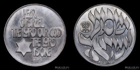 Israel. Shema Yisrael 1980. Medalla. Plata