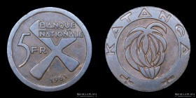 Katanga. 2 Francs 1961. KM2