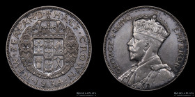 Nueva Zelanda. George V. 1/2 Crown 1934. KM5