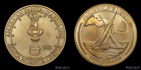 Samoa. 1 Dollar 1988. America´s Cup. KM1.1