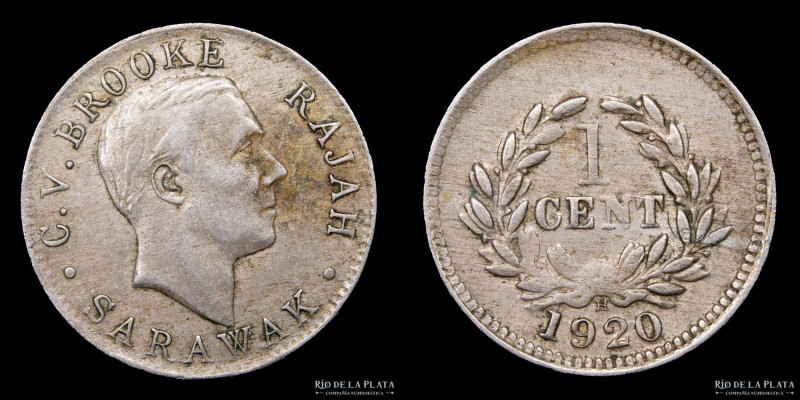 Sarawak. Charles Vyner Brooke (1917-1946) 1 Cent 1920. Heaton Mint, Birmingham. ...