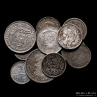 America. Lote x11. Mix paises americanos. Plata