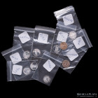 Mundiales. Lot x9. Australia, Canada, Fiji, Sudafrica y USA. Plata
