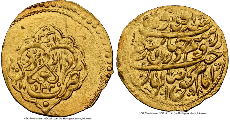 Zand. Karim Khan (AH 1166-1193 / AD 1753-1779) gold 1/4 Mohur AH 1192 (1778/1779...