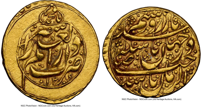 Qajar. Agha Muhammad Khan (AH 1193-1211 / AD 1779-1797) gold 1/2 Toman AH 1206 (...