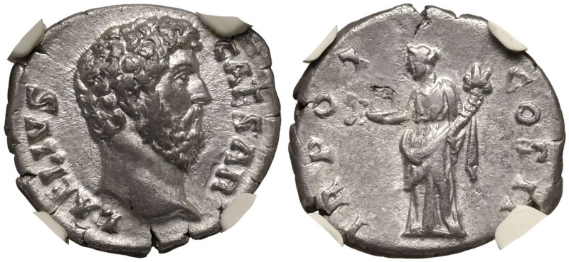 ROMAN EMPIRE. Aelius (adopted son of Hadrian, Caesar). 
Silver Denarius, AD 137...