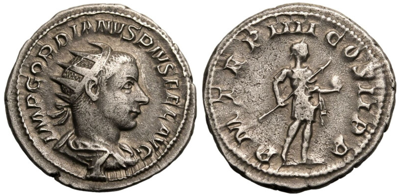 ROMAN EMPIRE. Gordian III. 
Silver Antoninianus, AD 241-243. Rome. 
Obv: IMP G...