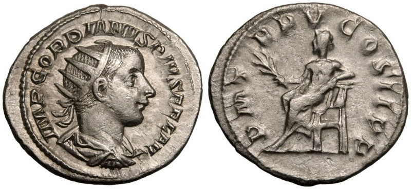 ROMAN EMPIRE. Gordian III. 
Silver Antoninianus, AD 241-243. Rome. 
Obv: IMP G...