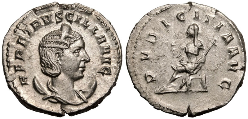 ROMAN EMPIRE. Herennia Etruscilla (wife of Trajan Decius). 
Silver Antoninianus...