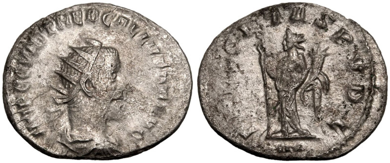 ROMAN EMPIRE. Trebonianus Gallus. 
Silver Antoninianus, AD 251-252. Antioch. 
...