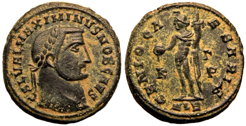 ROMAN EMPIRE. Maximinus II (Caesar). 
Billon Nummus, AD 308-311. Alexandria. 
...