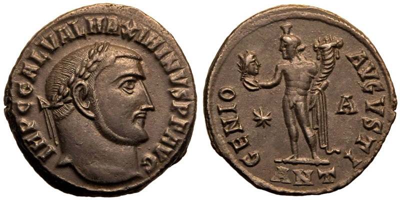 ROMAN EMPIRE. Maximinus II. 
Billon Nummus, AD 311-312. Antioch. 
Obv: IMP C G...