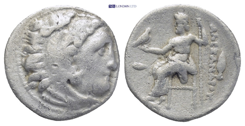 Kings of Macedon. Alexander III 'the Great', AR Drachm, (17mm, 4.1 g), 336-323 B...