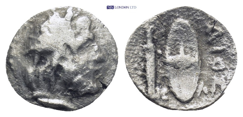 ASIA MINOR, Uncertain. 3rd century BC. AR Obol (12mm, 0.98 g). Laureate head of ...