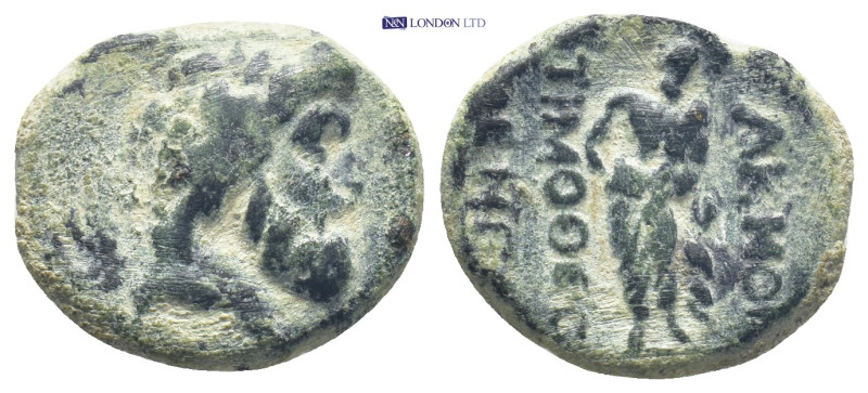 PHRYGIA. Akmoneia. Ae (17mm, 3.5 g) (1st century BC). Timotheos Menela, magistra...