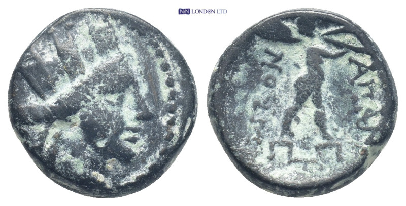 Phrygia, Apameia, AE. (14mm, 3.5 g), Circa 88-40 BC. Uncertain magistrate name. ...