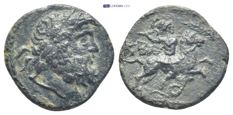 PISIDIA. Isinda. (2nd-1st centuries BC). Ae. (16mm, 3.55 g) Obv: Laureate head o...